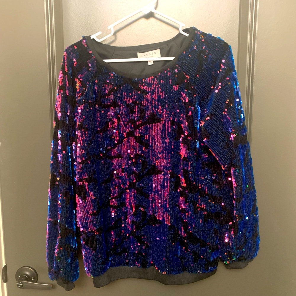 Vici all over sequin sweatshirt